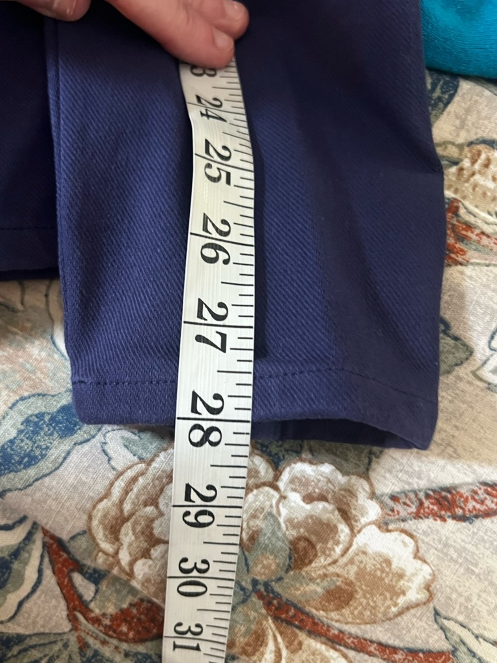 Tori Richard Navy Tailored Ankle Pant Slim Stretch Resort Travel Size 6 Womens - Picture 10 of 10